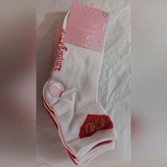 Juicy Couture - Shortie Crew Socks (New) - Picture 6 of 7